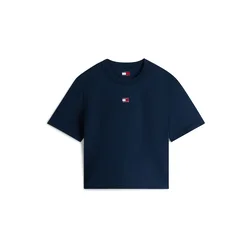 Tommy Jeans Majica nočno modra/rdeča/bela