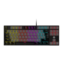 Tastatura mehanička Gaming Fantech MK876 RGB Atom TKL siva (blue switch)