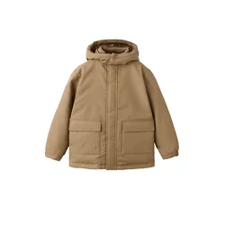 MANGO KIDS Zimska jakna GUILLE rjava