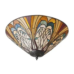 Endon 70241 - Plafonsko svetlo Tiffany HECTOR 2xE27/60W/230V O 40 cm
