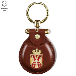 Princ Leather Kožni privezak, Braon
