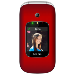 BEAFON mobilni telefon SL590, Red/Silver