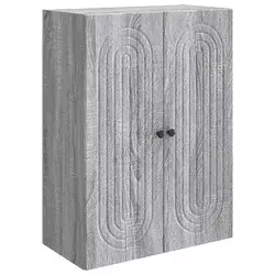 Ormar za montažu na zid Siva Sonoma 66 x 34,5 x 90 cm