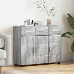 Kreveta s policom FLORIN Siva Sonoma 88,5 x 30,5 x 73 cm