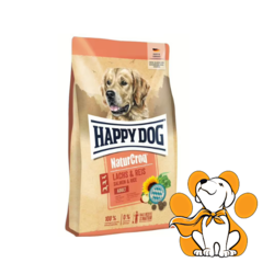Happy Dog Naturcroq Salmon & Rice 11kg, Hraskave Granule Sa Lososom i Pirinčem