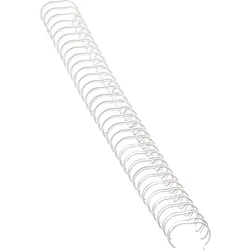 Žičane spirale comb 3:1 6mm bela 100kom FELLOWES