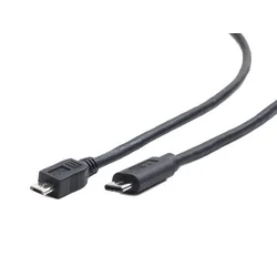 Gembird Kabel / Adapter USB kabl 1 m USB 2.0 Micro-USB B USB C Crno