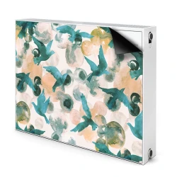 tulup.si Pokrov radiatorja Pobarvane ptice 110x60 cm