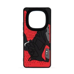 Futrola 3D Protect za Xiaomi Redmi Note 14 Pro Plus DZ2/6, Crno-crvena