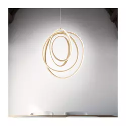 Ondaluce - LED prigušiva luster na sajli GOLDEN LED/50W/230V prečnik 50 cm zlatna