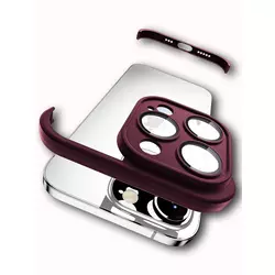 LENS PROTECTOR IPHONE 13 PRO BORDO SILIKONSKA ZASTITA