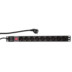 A4N Produzni kabl sa zastitom 9 uticnica 16A, PDU 1U, aluminium sa zastitom, 2m (3)