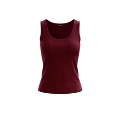 Trendyol ženski top Thmss26Bz00008, burgundac