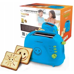 ESPERANZA Smiley toster plavi EKT003B