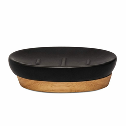 Dekordom posuda za sapun jupiter 12cm - black - hml ( 040475 )