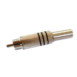 AH 7622BLK RCA konektor črn