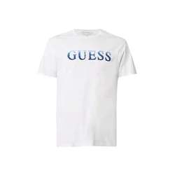 GUESS Majica modra/svetlo modra/temno modra/bela