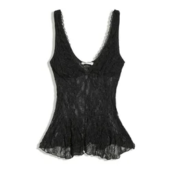 Bershka Top črna