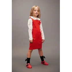 Otroška obleka z bombažem Mini Rodini