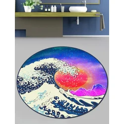 Lessentiel Maison Kupatilski otirač Tidal Wave, 100cm, Šareni