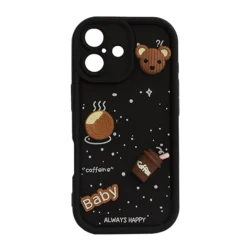 Maska Sweet Coffe za iPhone 17 crna