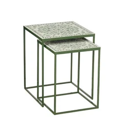 Stočić bologna zeleni l38xw38xh48cm