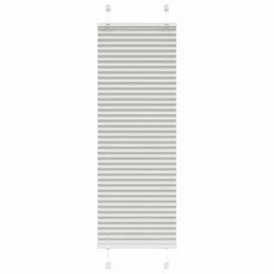 Plisirana roleta svijetlosiva 40x150 cm širina tkanine 39,4 cm