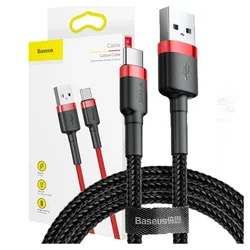 Baseus Cafule USB - A na USB - C kabel QC3.0, 2A - 3 m – Crvena / Crna KP35203
