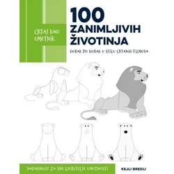 Crtaj kao umetnik- 100 zanimljivih životinja