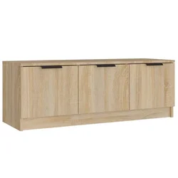 TV ormarić boja hrasta 102x35x36,5 cm od konstruiranog drva