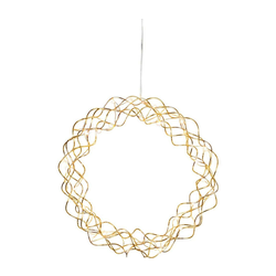 Eglo 411014 - LED božićna dekoracija CURLY 30xLED/0,064W/3/230V mesing