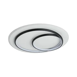Brilagi - LED prigušiva stropna svetiljka IRIS LED/70W/230V prečnik 50 cm bela/crna + daljinski upravljač