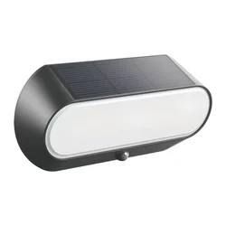 EUROLAMP ovalna solarna zidna lampa sa senzorom 5W 500lm