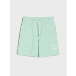 Sinsay - Kratke pantalone - svetlozelena