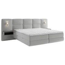 Esposa BOXSPRING POSTELJA 180 cm x 200 cm , tekstil sivobež
