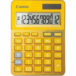 CANON kalkulator LS-123K MYL (Žuti)  Kalkulator stoni, Žuta