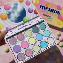 Paleta senki i glitera za oči Mentos Mixed Fruit - Pastel