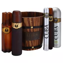 CUBA darovni set za muškarce Gold: toaletna voda (100ml) + vodica poslije brijanja (100ml) + dezodorans (200ml) + toaletna voda (35ml)