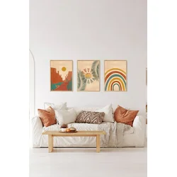 Wallity Slika 3Dartsoho11, 3 dela, 33 x 48 cm