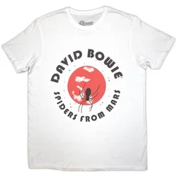David Bowie Spiders From Mars White XL Majica