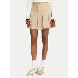 Tommy Jeans Plisirano krilo DW0DW23149 Bež Regular Fit