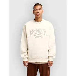 RVCA Emblem Crew Sweater silver bleach
