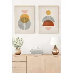 Wallity Uramljena slika Huhu38, 50x70 cm , 2 dela