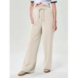 Sinsay - Soft touch pantalone sa dodatkom viskoze - nude