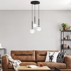 Opviq Luster King-11465, 34x34x134 cm, 3xE14