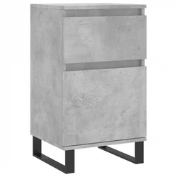 Komoda siva boja betona 40 x 35 x 70 cm od konstruiranog drva