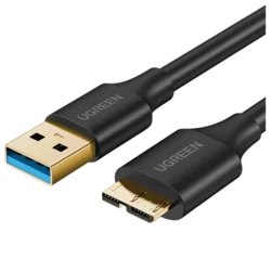 Ugreen Kabel USB-A 3.0 na mikro USB-B, 0,5 m, črn