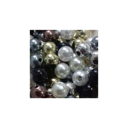 8 mm plastična perla šarena