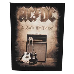 Našitek velik AC/DC - V Rock Mi Zaupanje - RAZAMATAZ - BP1015