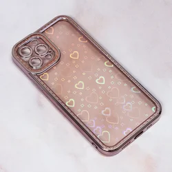 Maska za telefon Heart IMD za iPhone 12 Pro 6.1 roze